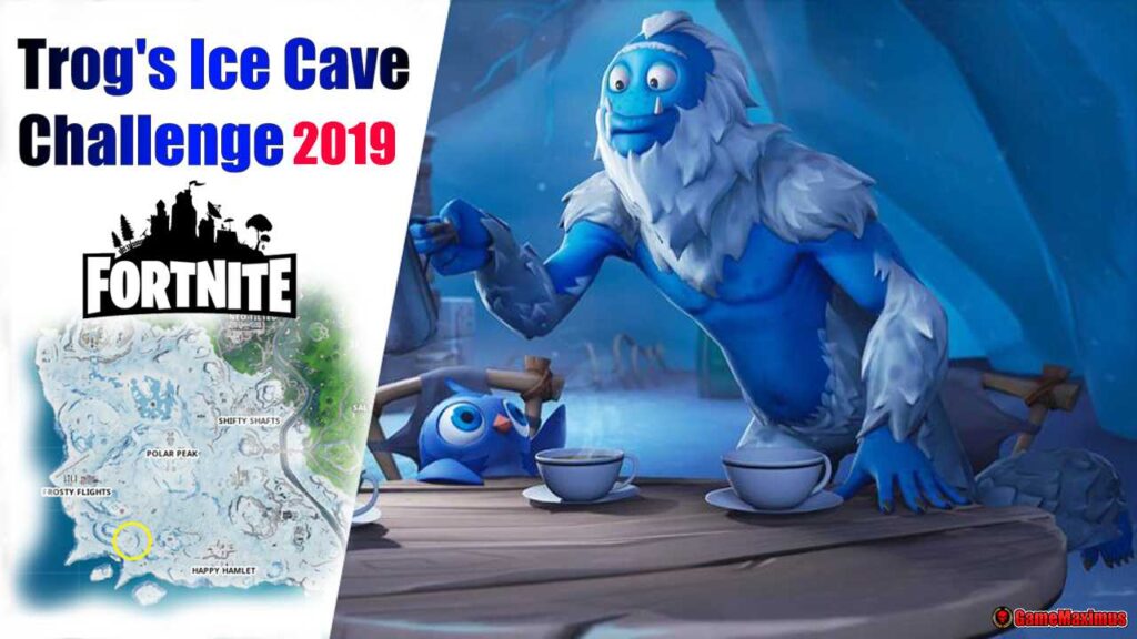 Fortnite Trog's Ice Cave challenge