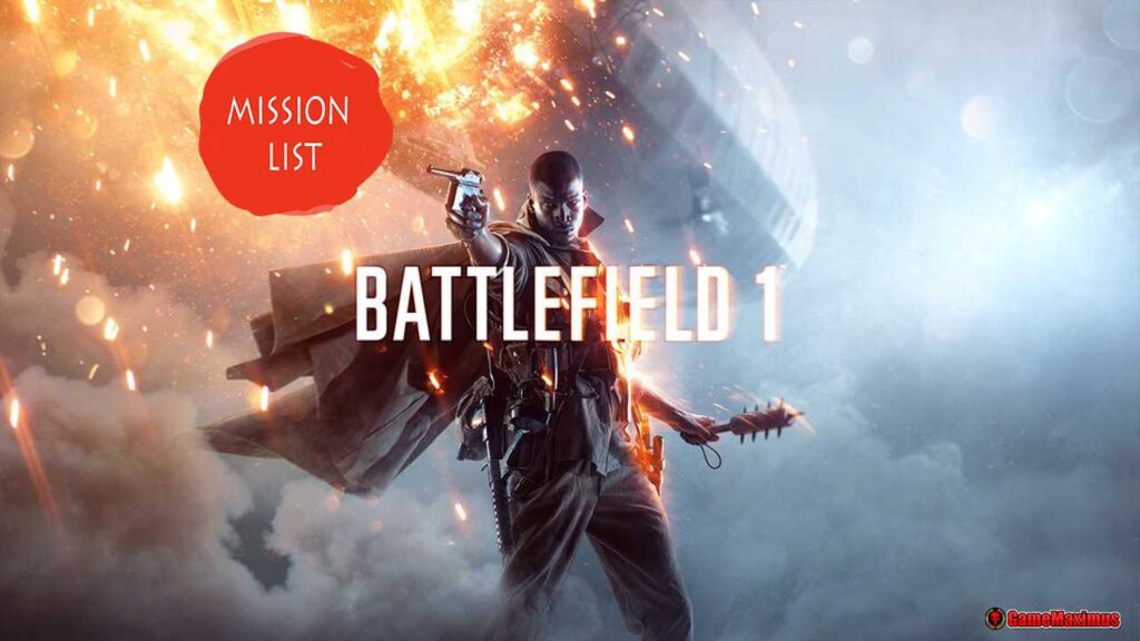 Battlefield 1 Mission List