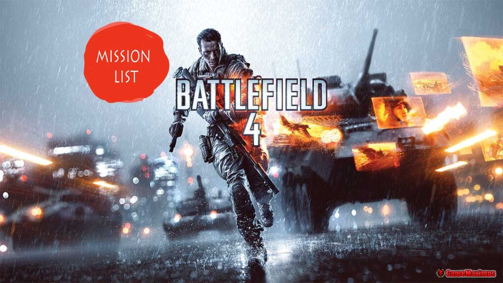 Battlefield 4 Mission List