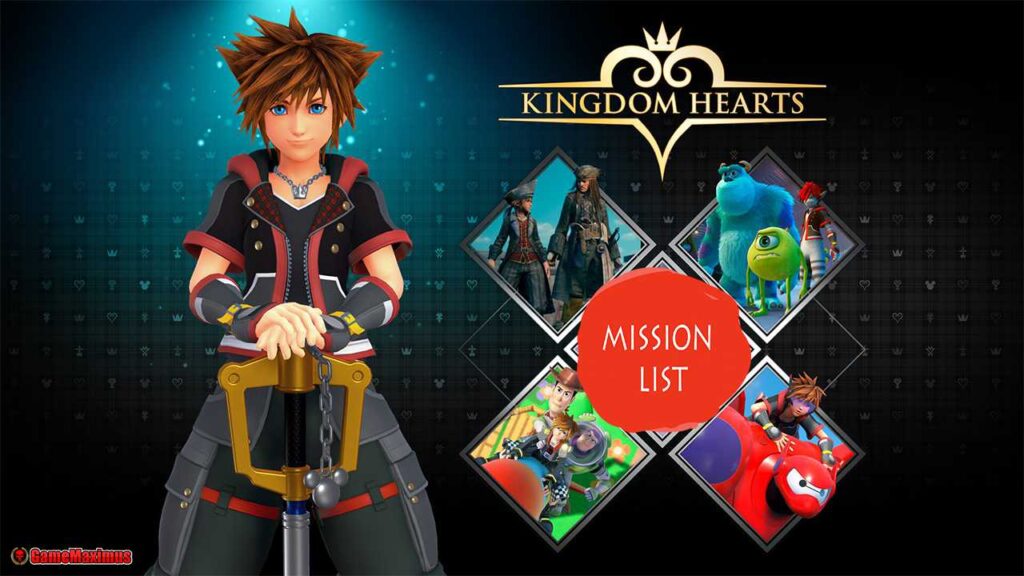 Kingdom Hearts 3 Mission List